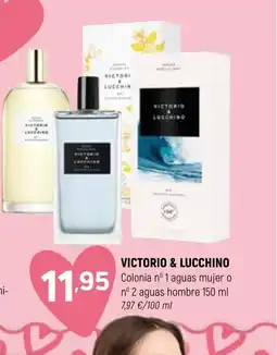 Coviran VICTORIO & LUCCHINO Colonia nº 1 aguas mujer o n° 2 aguas hombre oferta
