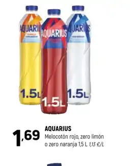 Coviran AQUARIUS Melocotón rojo, zero limón o zero naranja oferta
