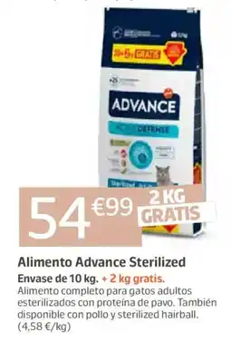 Jardiland ADVANCE Alimento Sterilized oferta