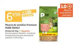 Jardiland PURE FAMILY Mezcla de semillas Premium oferta