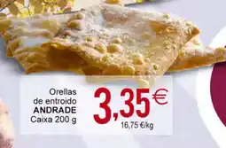 Plenus Supermercados ANDRADE Orellas de entroido Caixa oferta