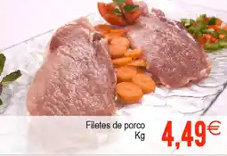 Plenus Supermercados Filetes de porco oferta