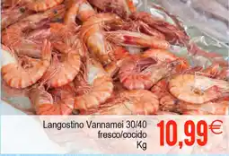 Plenus Supermercados Langostino Vannamei 30/40 fresco/cocido oferta