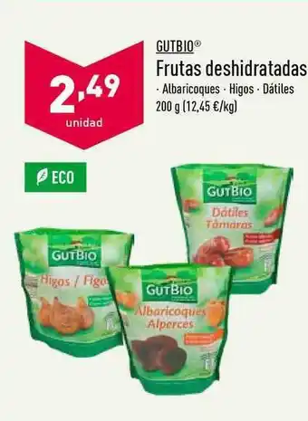 ALDI Gutbio Frutas Deshidratadas 200g oferta