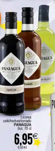 Plenus Supermercados PANIAGUA Licores café/herbas/torrado oferta