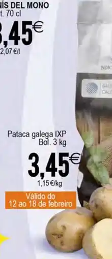 Plenus Supermercados Pataca galega IXP oferta