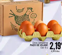 Plenus Supermercados PAZO DE VILANE Ovos campeiros oferta