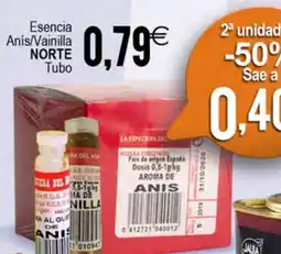 Plenus Supermercados NORTE Esencia Anís/Vainilla Tubo oferta