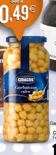 Plenus Supermercados CIDACOS Garavanzos cocidos oferta