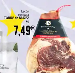 Plenus Supermercados TORRE DE NUÑEZ Lacón sen pata oferta
