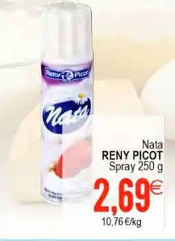 Plenus Supermercados RENY PICOT Nata Spray oferta