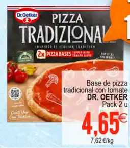 Plenus Supermercados DR. OETKER Base de pizza tradicional con tomate oferta