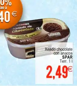 Plenus Supermercados SPAR Xeado chocolate con anacos oferta