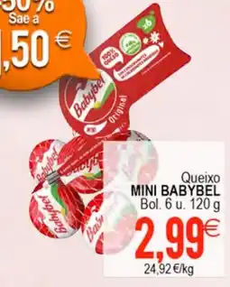 Plenus Supermercados MINI BABYBEL Queixo oferta