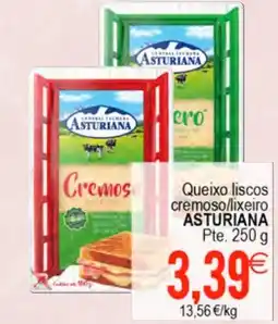 Plenus Supermercados ASTURIANA Queixo liscos cremoso/lixeiro oferta