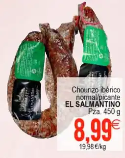 Plenus Supermercados EL SALMANTINO Chourizo ibérico normal/picante oferta