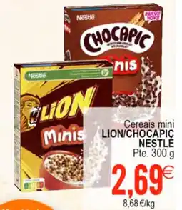 Plenus Supermercados NESTLÉ Minis lion/chocapic oferta