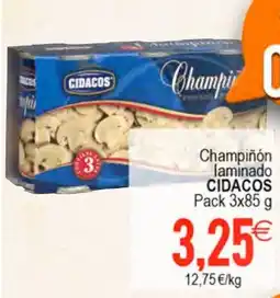 Plenus Supermercados CIDACOS Champiñón laminado oferta