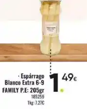 Family Cash Blanco - esparrago extra oferta
