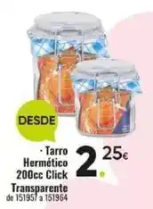 Family Cash Tarro hermético 200cc click oferta