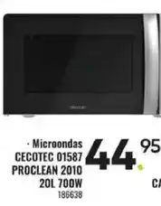 Family Cash Cecotec - microondas cecotec 01587 proclean 2010 oferta