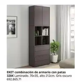 IKEA Eket combinación de armario con patas oferta