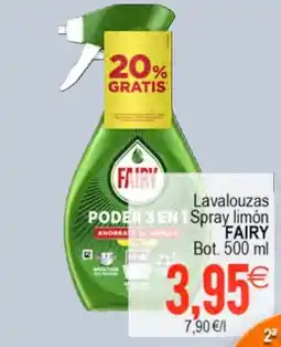 Plenus Supermercados FAIRY Lavalouzas Spray limón oferta