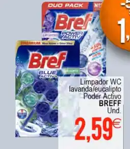 Plenus Supermercados BREFF Limpador wc lavanda/eucalipto poder activo oferta