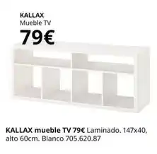 IKEA Blanco - kallax mueble tv oferta
