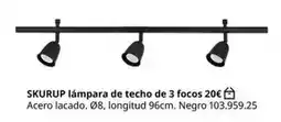 IKEA Skurup lámpara de techo de 3 focos oferta