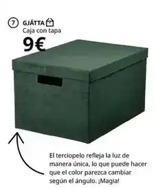 Gjâtta caja con tapa