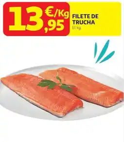 Alcampo Filete de trucha oferta
