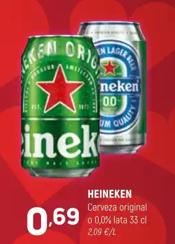 Coviran HEINEKEN Cerveza original o 0,0% oferta