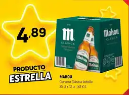 Coviran MAHOU Cerveza Clásica botella oferta