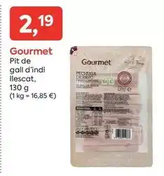 Gourmet - pit de gall d'indi llescat
