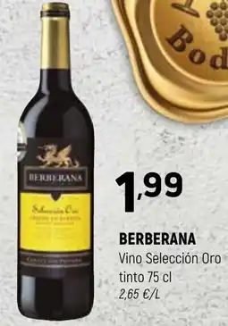 Coviran BERBERANA Vino Selección Oro tinto oferta