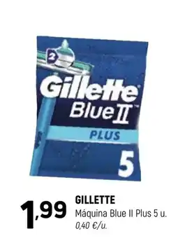 Coviran GILLETTE Máquina Blue II Plus 5 u oferta