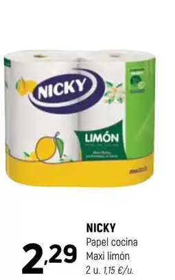 Coviran NICKY Papel cocina Maxi limón oferta