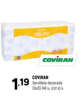 COVİRAN Servilleta decorada