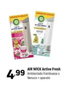 Coviran AIR WICK Active Fresh Ambientado frambuesa o Nenuco + aparato oferta