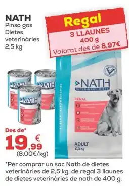 Kiwoko NATH Pinso gos Dietes veterinàries oferta