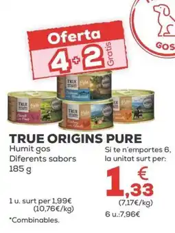 Kiwoko TRUE ORIGINS PURE Humit gos Diferents sabors oferta