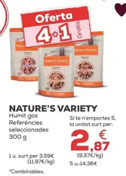 Kiwoko NATURE'S VARIETY Humit gos Referències seleccionades oferta