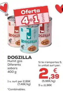 Kiwoko DOGZILLA Humit gos Diferents sabors oferta
