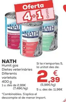 Kiwoko NATH Humit gos Dietes veterinàries Diferents varietats oferta