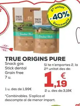 Kiwoko TRUE ORIGINS PURE Snack gos Stick dental Grain free oferta
