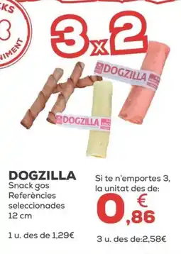 Kiwoko DOGZILLA Snack gos Referències seleccionades oferta