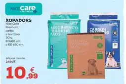 Kiwoko NICE CARE Xopadors premium, carbó o bamboo 30 u. oferta
