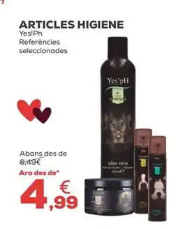 Kiwoko YES!PH Articles higiene referències seleccionades oferta