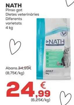 Kiwoko NATH Pinso gat Dietes veterinàries Diferents varietats oferta